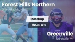 Matchup: Forest Hills Norther vs. Greenville  2016
