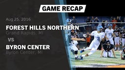 Recap: Forest Hills Northern  vs. Byron Center  2016