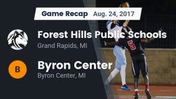 Recap: Forest Hills Public Schools vs. Byron Center  2017