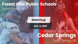 Matchup: Forest Hills Public vs. Cedar Springs  2017