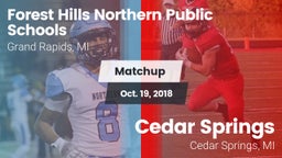 Matchup: Forest Hills Norther vs. Cedar Springs  2018