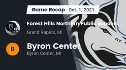 Recap: Forest Hills Northern Public Schools vs. Byron Center  2021