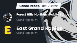 Recap: Forest Hills Northern Public Schools vs. East Grand Rapids  2022
