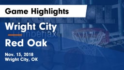 Wright City  vs Red Oak Game Highlights - Nov. 13, 2018