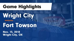 Wright City  vs Fort Towson Game Highlights - Nov. 15, 2018
