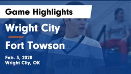 Wright City  vs Fort Towson  Game Highlights - Feb. 3, 2020