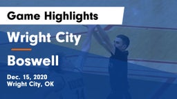 Wright City  vs Boswell Game Highlights - Dec. 15, 2020