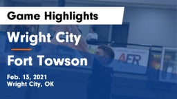 Wright City  vs Fort Towson Game Highlights - Feb. 13, 2021