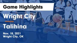 Wright City  vs Talihina  Game Highlights - Nov. 18, 2021