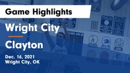 Wright City  vs Clayton  Game Highlights - Dec. 16, 2021