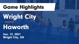 Wright City  vs Haworth  Game Highlights - Jan. 12, 2021