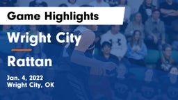 Wright City  vs Rattan Game Highlights - Jan. 4, 2022