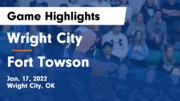 Wright City  vs Fort Towson Game Highlights - Jan. 17, 2022