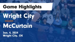 Wright City  vs McCurtain   Game Highlights - Jan. 4, 2024