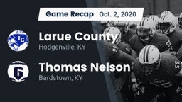 Recap: Larue County  vs. Thomas Nelson  2020