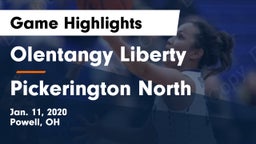 Olentangy Liberty  vs Pickerington North  Game Highlights - Jan. 11, 2020