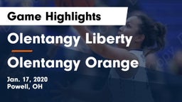 Olentangy Liberty  vs Olentangy Orange  Game Highlights - Jan. 17, 2020