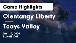Olentangy Liberty  vs Teays Valley  Game Highlights - Jan. 15, 2020