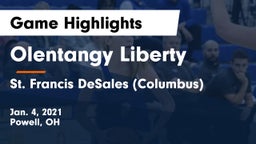 Olentangy Liberty  vs St. Francis DeSales  (Columbus) Game Highlights - Jan. 4, 2021