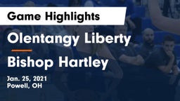 Olentangy Liberty  vs Bishop Hartley  Game Highlights - Jan. 25, 2021