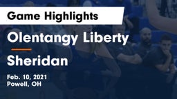 Olentangy Liberty  vs Sheridan  Game Highlights - Feb. 10, 2021