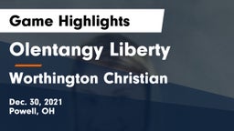 Olentangy Liberty  vs Worthington Christian  Game Highlights - Dec. 30, 2021