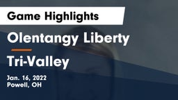 Olentangy Liberty  vs Tri-Valley  Game Highlights - Jan. 16, 2022
