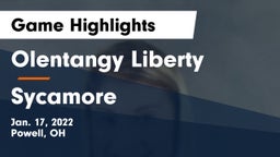 Olentangy Liberty  vs Sycamore Game Highlights - Jan. 17, 2022