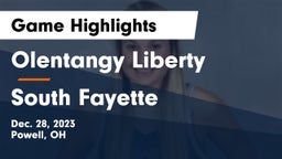 Olentangy Liberty  vs South Fayette  Game Highlights - Dec. 28, 2023