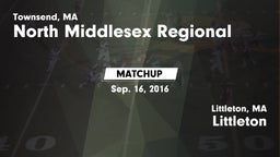 Matchup: North Middlesex vs. Littleton  2016