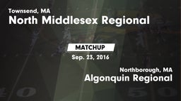 Matchup: North Middlesex vs. Algonquin Regional  2016