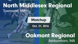 Matchup: North Middlesex vs. Oakmont Regional  2016