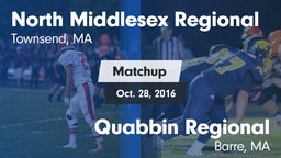 Matchup: North Middlesex vs. Quabbin Regional  2016