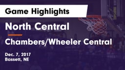 North Central  vs Chambers/Wheeler Central Game Highlights - Dec. 7, 2017