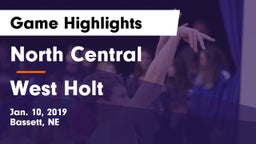 North Central  vs West Holt  Game Highlights - Jan. 10, 2019