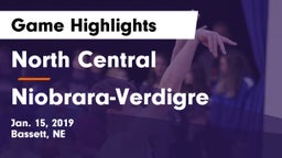 North Central  vs Niobrara-Verdigre  Game Highlights - Jan. 15, 2019