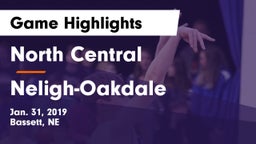 North Central  vs Neligh-Oakdale  Game Highlights - Jan. 31, 2019