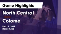 North Central  vs Colome Game Highlights - Feb. 5, 2019