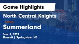 North Central Knights vs Summerland  Game Highlights - Jan. 4, 2024