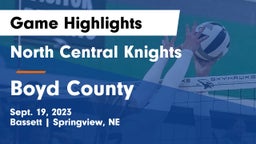 North Central Knights vs Boyd County Game Highlights - Sept. 19, 2023