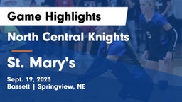 North Central Knights vs St. Mary's  Game Highlights - Sept. 19, 2023