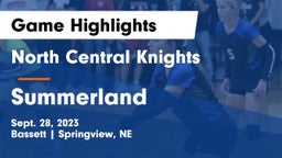 North Central Knights vs Summerland  Game Highlights - Sept. 28, 2023