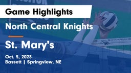 North Central Knights vs St. Mary's  Game Highlights - Oct. 5, 2023