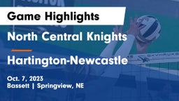 North Central Knights vs Hartington-Newcastle  Game Highlights - Oct. 7, 2023