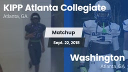 Matchup: KIPP Atlanta vs. Washington  2018