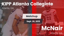 Matchup: KIPP Atlanta vs. McNair  2019