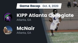 Recap: KIPP Atlanta Collegiate vs. McNair  2020