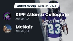 Recap: KIPP Atlanta Collegiate vs. McNair  2021