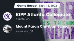 Recap: KIPP Atlanta Collegiate vs. Mount Paran Christian School 2023