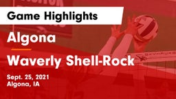 Algona  vs Waverly Shell-Rock  Game Highlights - Sept. 25, 2021